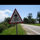 Die verschärfte Form des Gefahrenzeichens